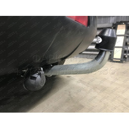 N054A GALIA Полностью оцинкованный фаркоп на Nissan Qashqai 2007-2014 (невидимый вырез бампера), Nissan Qashqai 2, в т.ч. Qashqai +2 2014-2021 (без подрезки бампера). Тип шара: 