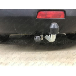 N054A GALIA Полностью оцинкованный фаркоп на Nissan Qashqai 2007-2014 (невидимый вырез бампера), Nissan Qashqai 2, в т.ч. Qashqai +2 2014-2021 (без подрезки бампера). Тип шара: 
