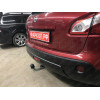 N054A GALIA Полностью оцинкованный фаркоп на Nissan Qashqai 2007-2014 (невидимый вырез бампера), Nissan Qashqai 2, в т.ч. Qashqai +2 2014-2021 (без подрезки бампера). Тип шара: A. Нагрузки: 1800/100 кг, масса фаркопа 17,22 кг