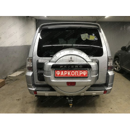 91310-A MOTODOR Фаркоп с оцинкованным шаром на Mitsubishi Pajero III 2000-2007, Mitsubishi Pajero lV 2007-2020 без выреза в бампере. Тип шара: A. Нагрузки: 2000/100 кг, масса фаркопа 