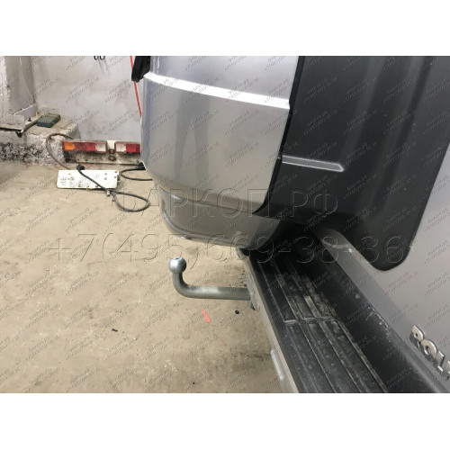 91310-A MOTODOR Фаркоп с оцинкованным шаром на Mitsubishi Pajero III 2000-2007, Mitsubishi Pajero lV 2007-2020 без выреза в бампере. Тип шара: A. Нагрузки: 2000/100 кг, масса фаркопа 20,6 кг (без электрики в комплекте)