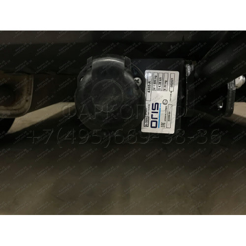 4355-A ORIS Фаркоп на Nissan Note 2006-2014. Необходима подрезка бампера. Тип шара: A. Нагрузки: 1100/50 кг, масса фаркопа 14,6 кг (без электрики в комплекте)