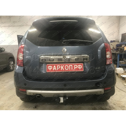 RN 13 AVTOS Фаркоп на Renault Duster 2010-2015, 2015-2021 (без подрезки бампера), Nissan Terrano 2015-2022 (требуется подрезка бампера). Тип шара: A. Нагрузки: 1250/75 кг, масса фаркопа 12,5 кг (без электрики в комплекте)