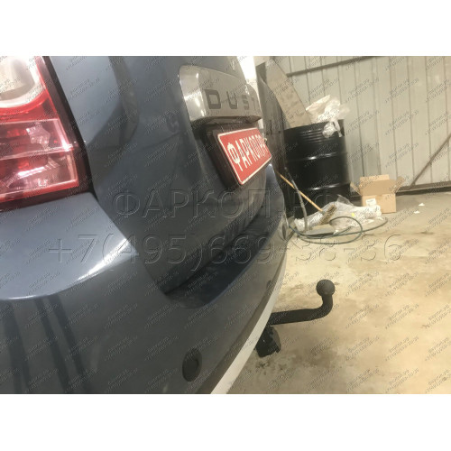 RN 13 AVTOS Фаркоп на Renault Duster 2010-2015, 2015-2021 (без подрезки бампера), Nissan Terrano 2015-2022 (требуется подрезка бампера). Тип шара: A. Нагрузки: 1250/75 кг, масса фаркопа 12,5 кг (без электрики в комплекте)