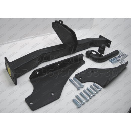 J-061 STEINHOF Фаркоп на Jeep Cherokee KJ 2001-2008 без снятия и подрезки бампера. Тип шара: A. Нагрузки: 3500/140 кг, масса фаркопа 23,9 кг (без электрики в комплекте)