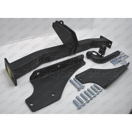 J-061 STEINHOF Фаркоп на Jeep Cherokee KJ 2001-2008 без снятия и подрезки бампера. Тип шара: A. Нагрузки: 3500/140 кг, масса фаркопа 23,9 кг (без электрики в комплекте)