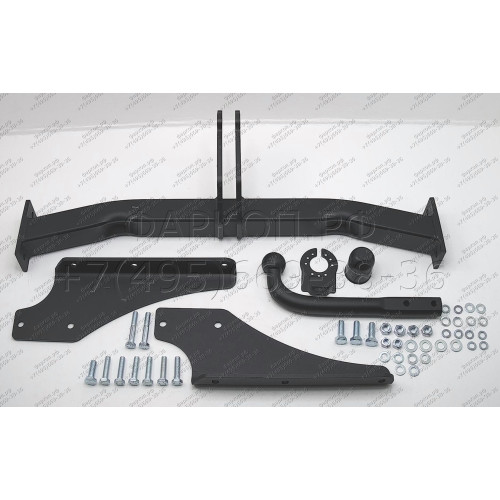 J-061 STEINHOF Фаркоп на Jeep Cherokee KJ 2001-2008 без снятия и подрезки бампера. Тип шара: A. Нагрузки: 3500/140 кг, масса фаркопа 23,9 кг (без электрики в комплекте)