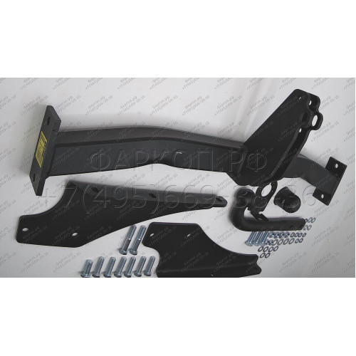 J-061 STEINHOF Фаркоп на Jeep Cherokee KJ 2001-2008 без снятия и подрезки бампера. Тип шара: A. Нагрузки: 3500/140 кг, масса фаркопа 23,9 кг (без электрики в комплекте)