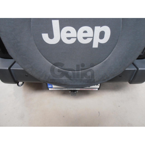 J008A GALIA Полностью оцинкованный фаркоп на Jeep Wrangler JK 2007-2018, JL 2018-. Подрозетник убирается за бампер. Тип шара: A. Установка без снятия и выреза бампера. Нагрузки: 3500/170 кг, масса фаркопа 8,52 кг