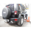 J008A GALIA Полностью оцинкованный фаркоп на Jeep Wrangler JK 2007-2018, JL 2018-. Подрозетник убирается за бампер. Тип шара: A. Установка без снятия и выреза бампера. Нагрузки: 3500/170 кг, масса фаркопа 8,52 кг