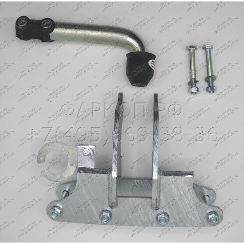 J008A GALIA Полностью оцинкованный фаркоп на Jeep Wrangler JK 2007-2018, JL 2018-. Подрозетник убирается за бампер. Тип шара: A. Установка без снятия и выреза бампера. Нагрузки: 3500/170 кг, масса фаркопа 8,52 кг
