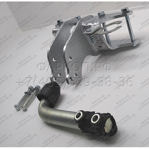 J008A GALIA Полностью оцинкованный фаркоп на Jeep Wrangler JK 2007-2018, JL 2018-. Подрозетник убирается за бампер. Тип шара: A. Установка без снятия и выреза бампера. Нагрузки: 3500/170 кг, масса фаркопа 8,52 кг