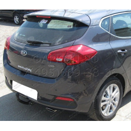 K-055 STEINHOF Фаркоп на Kia Ceed хетчбек 5 дверей (JD) 2012-2018, Hyundai i30 хетчбек 3/5 дверей 2012-2017 без снятия и подрезки бампера. Тип шара: A. Нагрузки: 1500/75 кг, ма