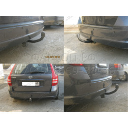 K.023 IMIOLA Фаркоп Kia Ceed универсал 2007-2012. Тип шара: A. Нагрузки: 1600/75 кг (без электрики в комплекте)
