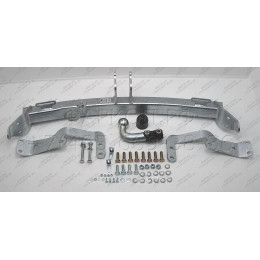 K028A GALIA Полностью оцинкованный фаркоп на Kia Sorento 2002-2009. Подрозетник убирается за бампер. Тип шара: A. Невидимый вырез бампера. Нагрузки: 3500/140 кг