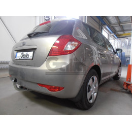 K029C GALIA Полностью оцинкованный фаркоп на Hyundai i30 хетчбек FD 2007-2010, Kia Ceed хетчбек 2006-2012, в т.ч. Kia Pro-Ceed. Тип шара: C (горизонтальный съемный). Невидим