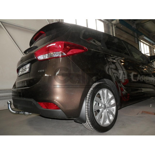 K038A GALIA Полностью оцинкованный фаркоп на Kia Carens 2013-2019. Подрозетник убирается за бампер. Тип шара: A. Установка без снятия и выреза бампера. Нагрузки: 1600/75 кг, масса фаркопа 18,01 кг