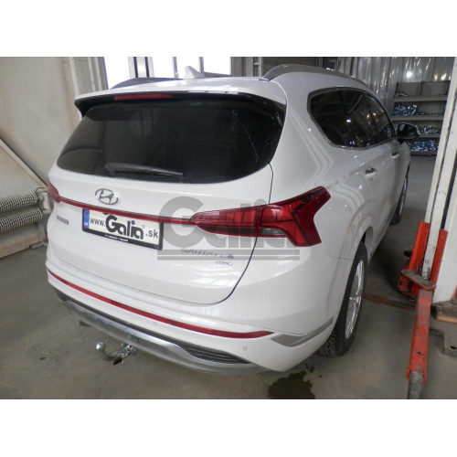 K050V GALIA Полностью оцинкованный фаркоп на Kia Sorento MQ4 2020-, Hyundai Santa Fe 2020-2023. Тип шара: AV (вертикальное быстросъемное крепление шара на ключе). Установка без выреза бампера. Нагрузки: 2600/120 кг, масса фаркопа 18,35 кг