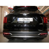 K050V GALIA Полностью оцинкованный фаркоп на Kia Sorento MQ4 2020-, Hyundai Santa Fe 2020-2023. Тип шара: AV (вертикальное быстросъемное крепление шара на ключе). Установка без выреза бампера. Нагрузки: 2600/120 кг, масса фаркопа 18,35 кг