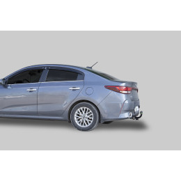 K135-A Лидер-плюс ТСУ для Kia Rio IV рестайл (FB) седан 2020-2022, Solaris KRS 2024- без снятия и выреза бампера. Нагрузки: 1200/75 кг, масса фаркопа 17,1 кг (без электри