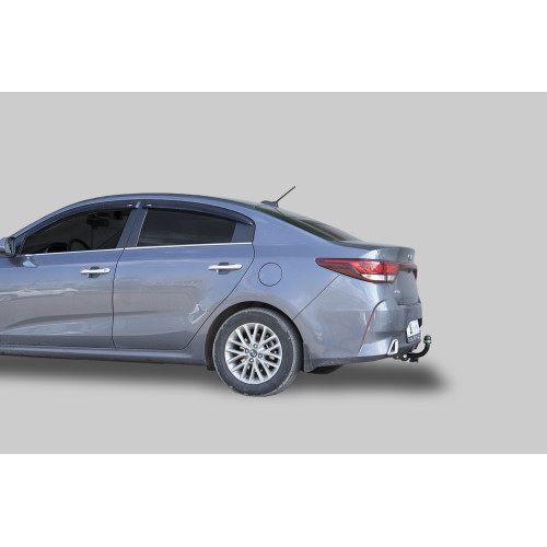 K135-A Лидер-плюс ТСУ для Kia Rio IV рестайл (FB) седан 2020-2022, Solaris KRS 2024- без снятия и выреза бампера. Нагрузки: 1200/75 кг, масса фаркопа 17,1 кг (без электрики в комплекте)