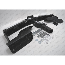 LNX-20-991124.00 PT GROUP Фаркоп с нержавеющей накладкой на Toyota RAV4 2013-2019, Lexus NX 2014-2021 (с одной выхлопной трубой) без подрезки бампера. Тип шара: E (легкосъе
