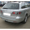 M-024 STEINHOF Фаркоп на Mazda 6 универсал GY 01/2003-2008. Требуется подрезка бампера. Тип шара: A. Нагрузки: 1800/75 кг, масса фаркопа 22 кг (без электрики в комплекте)
