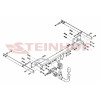 M-116 STEINHOF Фаркоп на Mercedes E-Class универсал s212 2009-2016 без подрезки бампера. Тип шара: AV (вертикальное быстросъемное крепление шара на ключе). Нагрузки: 2100/90 кг, масса фаркопа 24,2 кг (без электрики в комплекте)