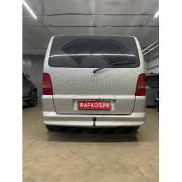 M038A GALIA Полностью оцинкованный фаркоп на Mercedes Viano w638 1996-2003, Mercedes Vito w638 1996-2003. Особенности: передний привод. Тип шара: A. Подрезка бампера. Нагруз