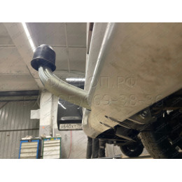 M038A GALIA Полностью оцинкованный фаркоп на Mercedes Viano w638 1996-2003, Mercedes Vito w638 1996-2003. Особенности: передний привод. Тип шара: A. Подрезка бампера. Нагруз