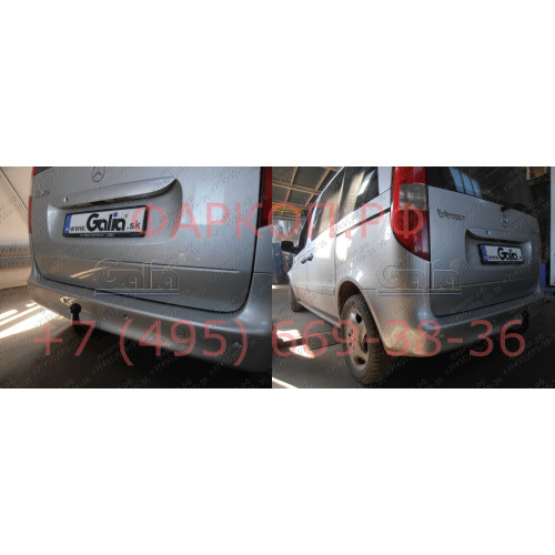 M089A GALIA Полностью оцинкованный фаркоп на Mercedes Vaneo w414 2002-2006. Тип шара: A. Установка без снятия и выреза бампера. Нагрузки: 1000/50 кг, масса фаркопа 17,01 кг
