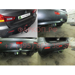 M111-A Лидер-плюс ТСУ для Mitsubishi ASX 2010-2022, Citroen C4 Aircross 2012-2014, Peugeot 4008 2012-2016. Необходима подрезка бампера. Нагрузки: 1200/75 кг, масса фаркопа 16,64 кг (без э