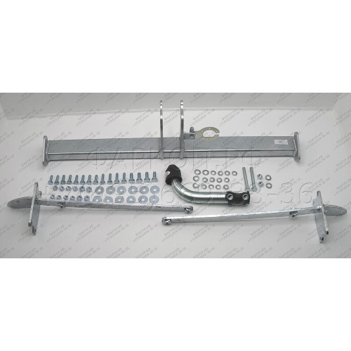 M125A GALIA Полностью оцинкованный фаркоп на Mercedes C-Class w204 седан 2007-2014 / s204 универсал 2007-2014, не подходит для AMG, не подходит на широкий бампер. Подрозетник убирается за бампер. Тип шара: A. Без выреза бампера. Нагрузки: 1900/100 кг, мас