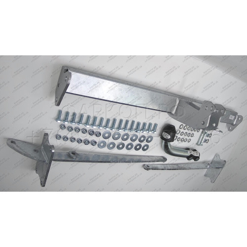 M125A GALIA Полностью оцинкованный фаркоп на Mercedes C-Class w204 седан 2007-2014 / s204 универсал 2007-2014, не подходит для AMG, не подходит на широкий бампер. Подрозетник убирается за бампер. Тип шара: A. Без выреза бампера. Нагрузки: 1900/100 кг, мас