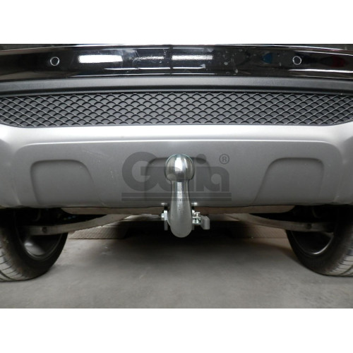 M134C GALIA Полностью оцинкованный фаркоп на Mercedes GLA-Class 2014-2019, Infiniti Q30 2016-2019, Infiniti QX30 2016-2019. Подрозетник убирается за бампер. Тип шара: C (горизонтальный съемный). Установка без выреза бампера. Нагрузки: 2000/100 кг, масса ф