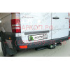 M207-FC Лидер-плюс ТСУ для Mercedes Sprinter фургон 2006-2019, 2019-, Volkswagen Crafter фургон 2006-2017 без снятия и выреза бампера. Тип шара: FC. Нагрузки: 1200/50 кг, масса фаркопа 15,5 кг (без электрики в комплекте)