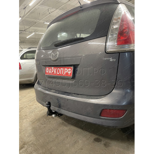 M304-A Лидер-плюс ТСУ для Mazda 5 (CR19) минивен 2005-2010 без выреза бампера. Нагрузки: 1500/75 кг, масса фаркопа 15,32 кг (без электрики в комплекте)