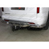 TCU00279N ТСС Фаркоп на Mitsubishi Pajero Sport 2021- с накладкой с надписью Pajero Sport без подрезки бампера. Тип шара: E (шаровый узел под американский квадрат с нержавеющим шаром). Нагрузки: 2500/120 кг