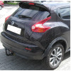 N-021 STEINHOF Фаркоп на Nissan Juke, только 2WD 2011-2019. Требуется подрезка бампера. Тип шара: AH (горизонтальное быстросъемное крепление шара на ключе). Нагрузки: 1500/75 кг, масса фаркопа 22,5 кг (без электрики в комплекте)
