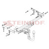 N-068 STEINHOF Фаркоп на Nissan Note E12 2014-2020. Требуется подрезка бампера. Тип шара: AV (вертикальное быстросъемное крепление шара на ключе). Нагрузки: 570/50 кг, масса фаркопа 18 кг (без электрики в комплекте)