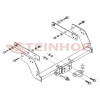 N-085 STEINHOF Фаркоп на Nissan NP300 2WD/4WD (трубчатый бампер) 2008-2013, Nissan Pickup 2WD/4WD (трубчатый бампер) 2000-2005 без снятия и подрезки бампера. Тип шара: F. Нагрузки: 3000/120 кг, масса фаркопа 15,7 кг (без электрики в комплекте)