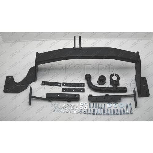 N-102 STEINHOF Фаркоп на Nissan X-Trail 2007-2014 без подрезки бампера. Тип шара: A. Нагрузки: 2200/100 кг, масса фаркопа 22 кг (без электрики в комплекте)