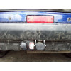 N040A GALIA Полностью оцинкованный фаркоп на Nissan X-Trail T30 2001-2007. Тип шара: A. Подрезка бампера. Нагрузки: 2100/100 кг, масса фаркопа 14,02 кг