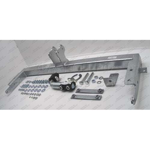 N040A GALIA Полностью оцинкованный фаркоп на Nissan X-Trail T30 2001-2007. Тип шара: A. Подрезка бампера. Нагрузки: 2100/100 кг, масса фаркопа 14,02 кг