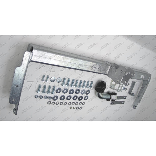 N040A GALIA Полностью оцинкованный фаркоп на Nissan X-Trail T30 2001-2007. Тип шара: A. Подрезка бампера. Нагрузки: 2100/100 кг, масса фаркопа 14,02 кг