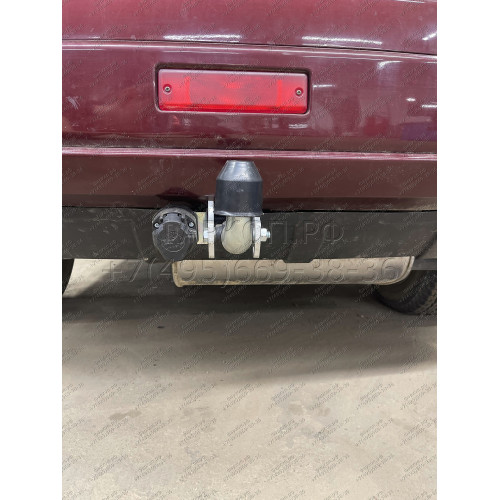 N040A GALIA Полностью оцинкованный фаркоп на Nissan X-Trail T30 2001-2007. Тип шара: A. Подрезка бампера. Нагрузки: 2100/100 кг, масса фаркопа 14,02 кг