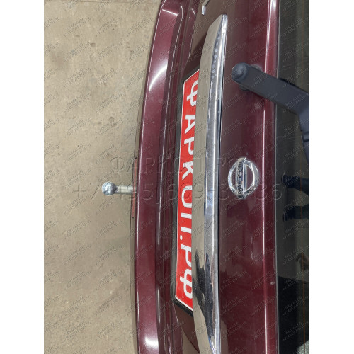 N040A GALIA Полностью оцинкованный фаркоп на Nissan X-Trail T30 2001-2007. Тип шара: A. Подрезка бампера. Нагрузки: 2100/100 кг, масса фаркопа 14,02 кг