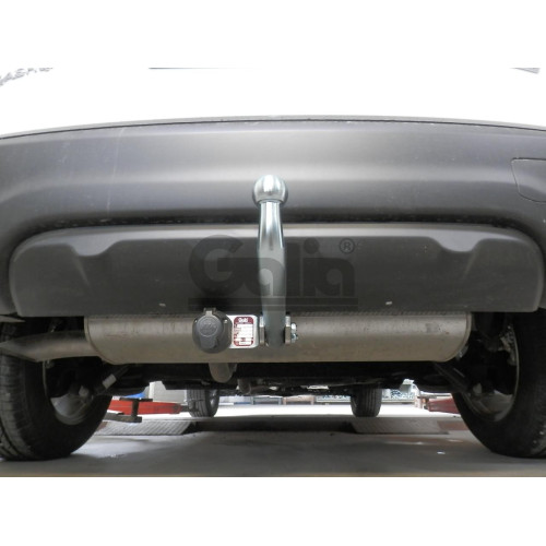 N054A GALIA Полностью оцинкованный фаркоп на Nissan Qashqai 2007-2014 (невидимый вырез бампера), Nissan Qashqai 2, в т.ч. Qashqai +2 2014-2021 (без подрезки бампера). Тип шара: A. Нагрузки: 1800/100 кг, масса фаркопа 17,22 кг