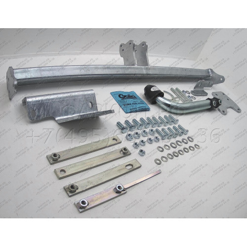N054A GALIA Полностью оцинкованный фаркоп на Nissan Qashqai 2007-2014 (невидимый вырез бампера), Nissan Qashqai 2, в т.ч. Qashqai +2 2014-2021 (без подрезки бампера). Тип шара: A. Нагрузки: 1800/100 кг, масса фаркопа 17,22 кг