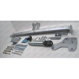 N054A GALIA Полностью оцинкованный фаркоп на Nissan Qashqai 2007-2014 (невидимый вырез бампера), Nissan Qashqai 2, в т.ч. Qashqai +2 2014-2021 (без подрезки бампера). Тип шара: 
